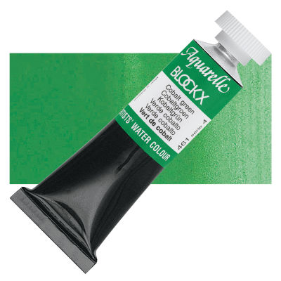 Blockx Artists' Watercolor - Cobalt Green, 15 ml Tube