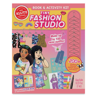 Klutz Tiny Fashion Studio Kit (front of packaging)