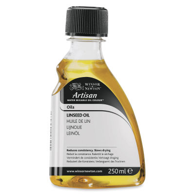Winsor & Newton Artisan Water Mixable Linseed Oil - Front of 250 ml bottle