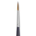 Winsor & Newton Artists' Kolinsky Sable Watercolor Brush - Pointed Round, Short Handle, Size 4