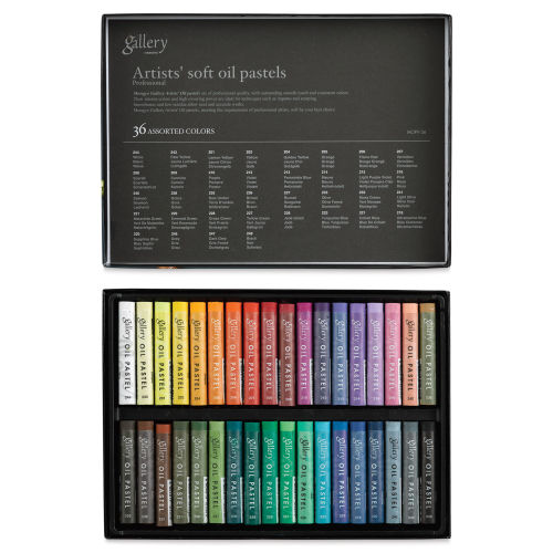 Mungyo Oil Pastel, L: 7 cm, 11 mm, Assorted Colours, 24 pc, 1 Pack