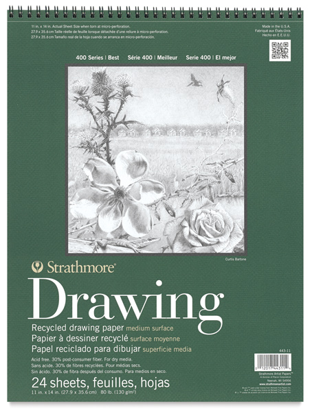 Strathmore 400 Series Recycled Drawing Pad 11x 14