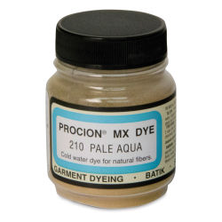 Jacquard Procion MX Fiber Reactive Cold Water Dye - Pale Aqua, 2/3 oz jar