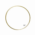 Pepperell Brass Plated Macramé Ring - 10"