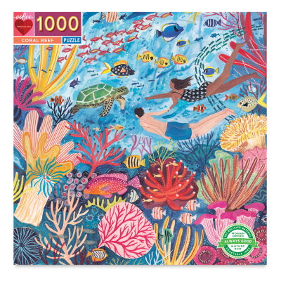 Eeboo Coral Reef 1,000 Piece Puzzle Box