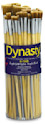 Dynasty Dupont Tynex Gold Nylon Acrylic Brush Canister - Brights, Long Handle, Canister of 50