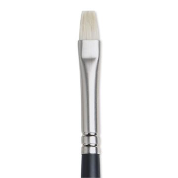 Open in modal - Winsor & Newton Artists' Oil Brush - Bright, Long Handle, Size 3