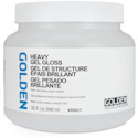 Golden Heavy Acrylic Gel Medium - Gloss, 32 oz jar