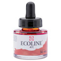 Ecoline Liquid Watercolor with Dropper - Burnt Sienna, jar