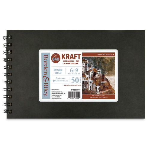 Kraft Paper Sketchbook, sketchbook for drawing