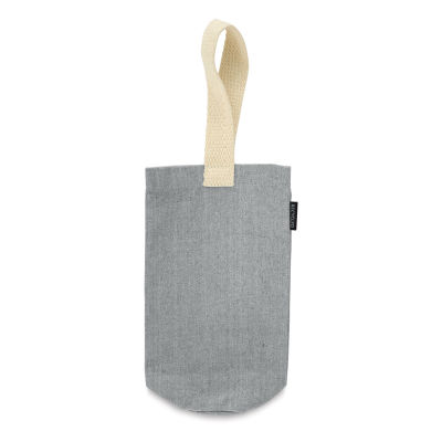 Harvest Import Recycled Canvas Bottle Carrier Tote - Empty Tote shown flat
