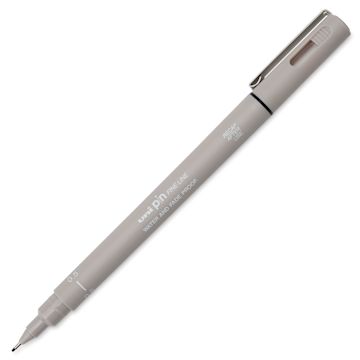 Open in modal - Uni Pin Fine Liner Pen - 0.5 mm, Light Grey, cap off