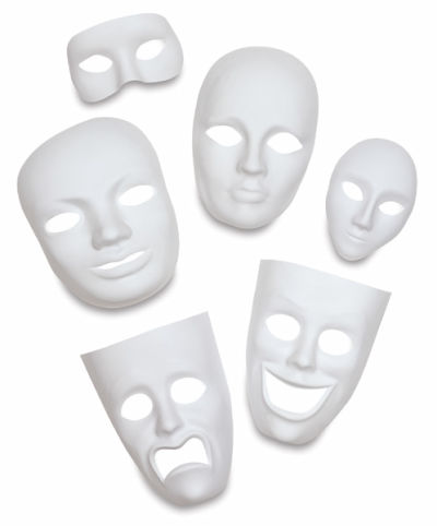 Creativity Street Plastic Face Masks