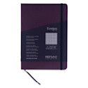Fabriano EcoQua Plus Stitch-Bound Notebook - Wine, 5-4/5