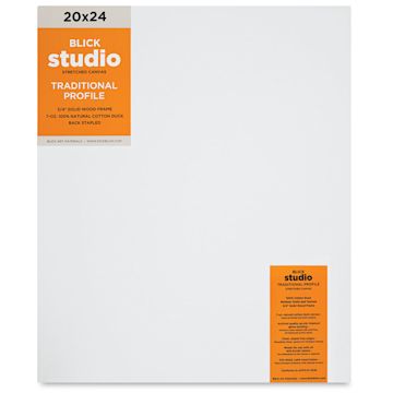 Open in modal - Blick Studio Stretched Cotton Canvas - Traditional Profile, 20" x 24"