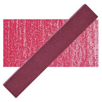 Open in modal - Holbein Artists' Soft Pastel - Carmine pastel and swatch