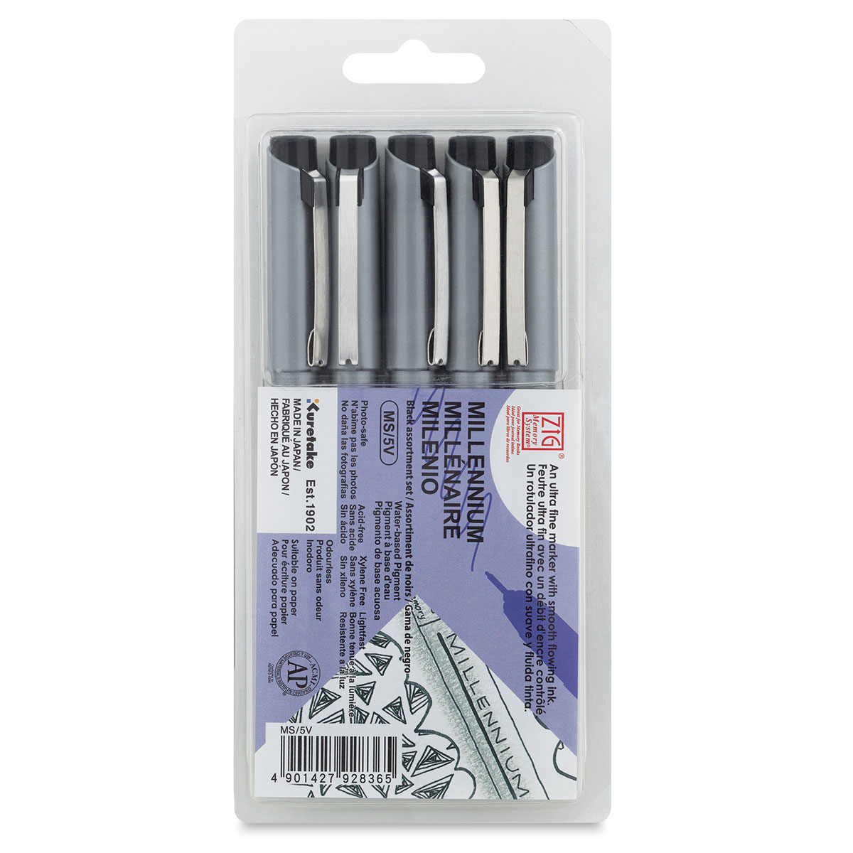 Kuretake AI Liner Brush Pen - Ultra Fine - Black