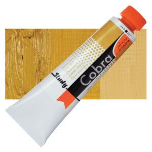 Royal Talens Cobra Study Water Mixable Oil Colors - Yellow Ochre, 40 ml tube