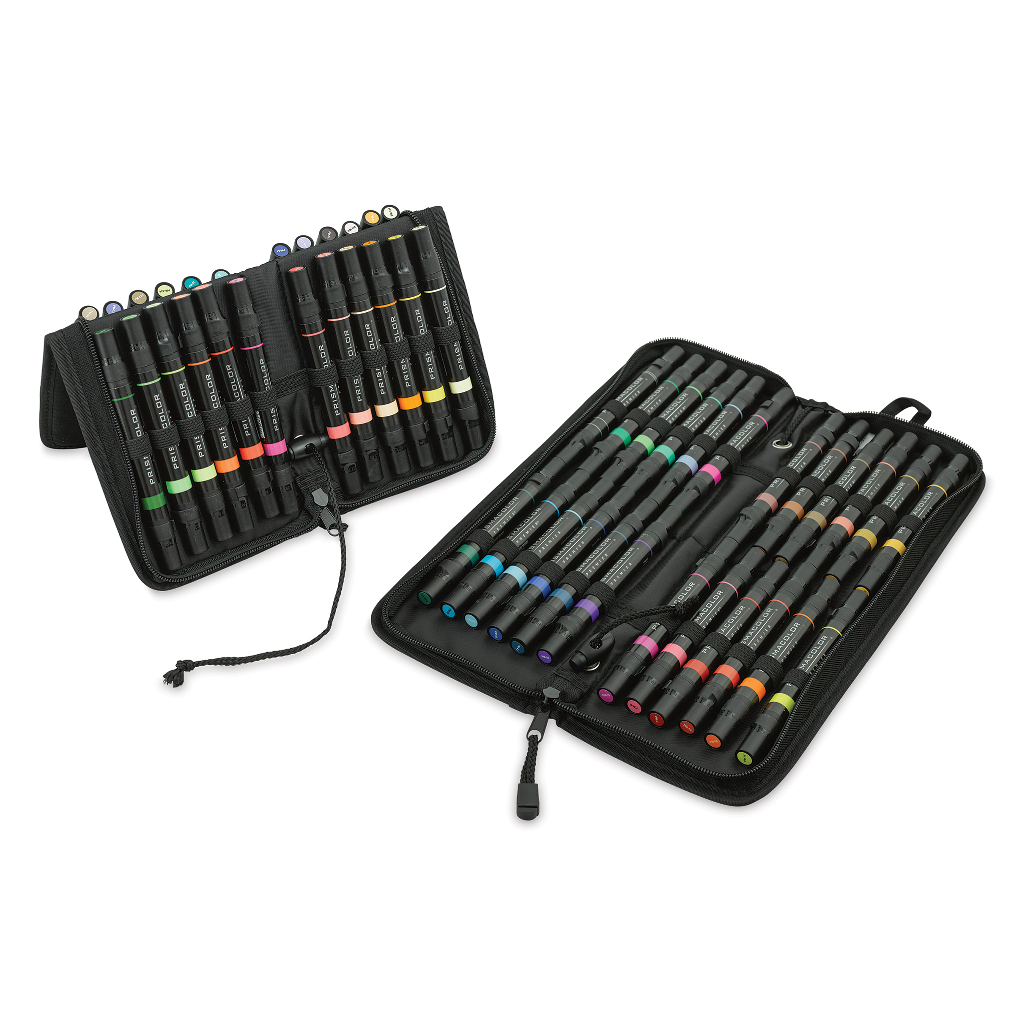 Prismacolor Premier Double-Ended Art Markers, Fine and Chisel Tip, 48 Pack,  with Carrying Case