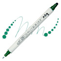 Zig Clean Color Dot Dual Tip Marker - Green