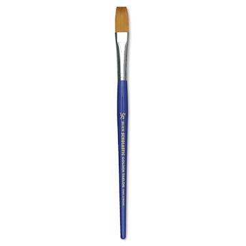Open in modal - Blick Scholastic Golden Taklon Brush - One-Stroke, 1/2"