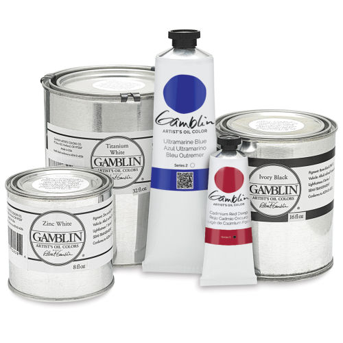 Gamblin Artist's Oil Colors 150ml Titanium Zinc White