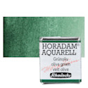 Schmincke Horadam Aquarell Artist Watercolor - Olive Green, Half Pan