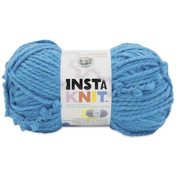 Open in modal - Lion Brand Yarn InstaKnit Yarn - Never Blue Over You, 122 yds
