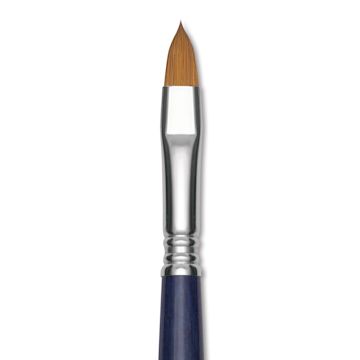 Open in modal - Escoda Chronos Brush - Long Handle, Filbert, Size 10, close-up