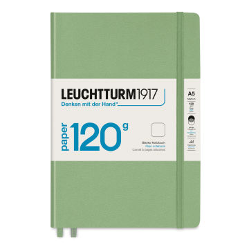 Leuchtturm1917 Edition 120G Notebook - Sage, 5-3/4" x 8-1/4", Blank