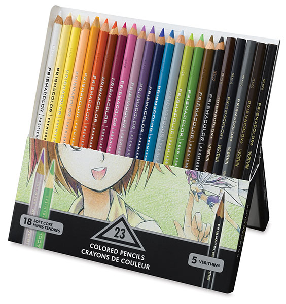 Prismacolor Premier Verithin Colored Pencils 12 Set