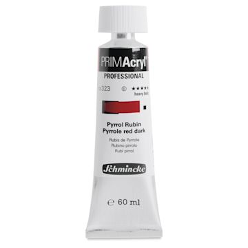 Open in modal - Schmincke Primacryl Professional Acrylic Paint - Pyrrole Red Dark, 60 ml Tube