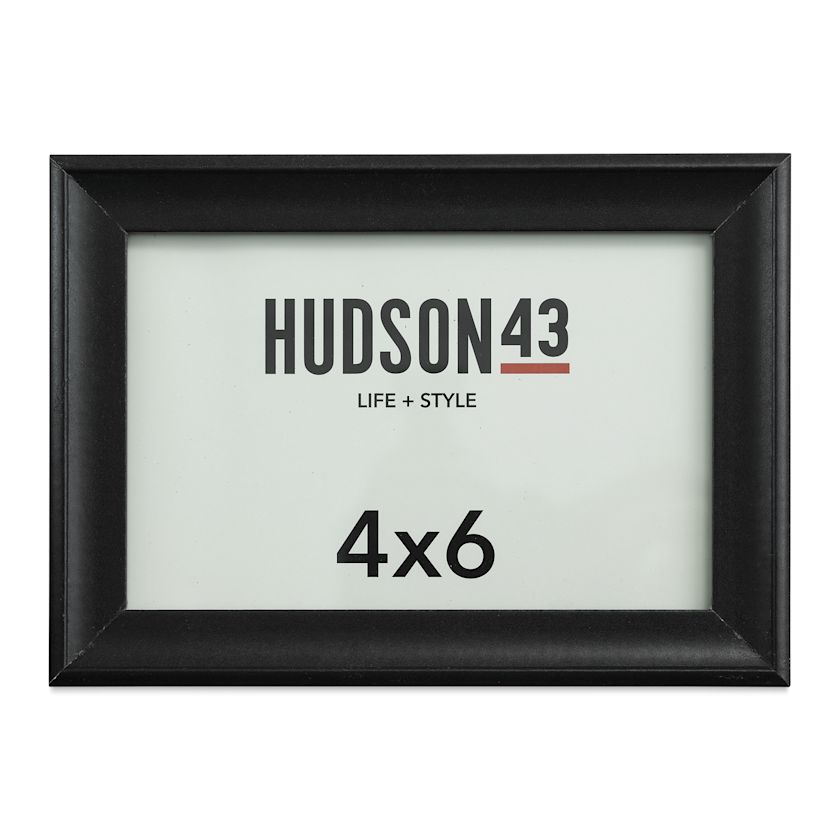 Hudson 43 Traditional Frames Black, 4" x 6", Easel Back BLICK Art