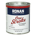 Ronan One Stroke Lettering Enamel - Flat Black, Pint