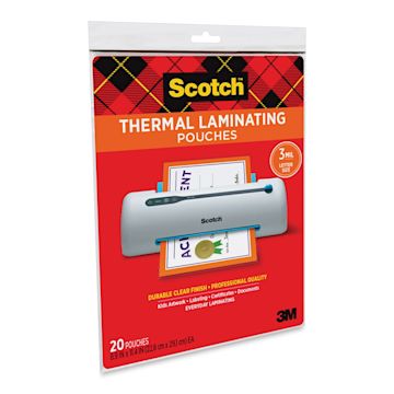 Open in modal - Scotch Thermal Laminating Pouches - 8-1/2" x 11", Pkg of 20