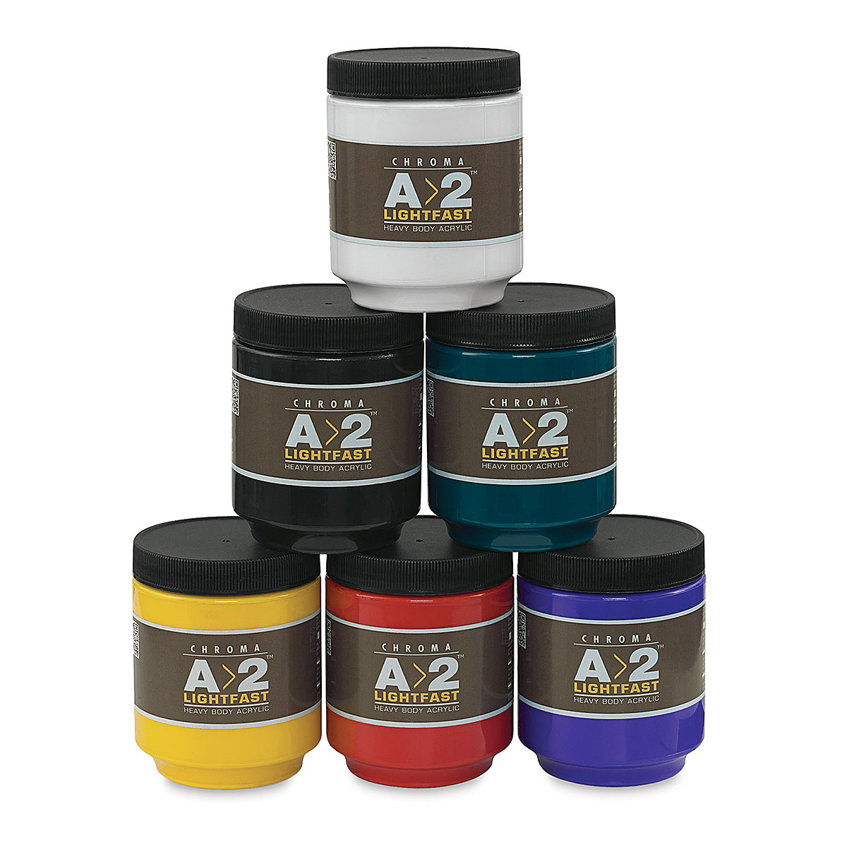 Chroma A2 Lightfast Heavy Body Acrylic Paints and Sets