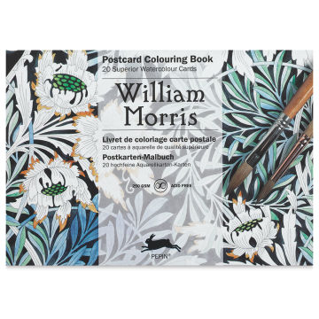 The Pepin Press Postcard Colouring Book - Morris, 20 Sheets