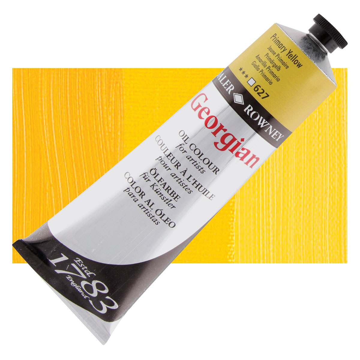 Daler-Rowney Georgian Oil Color - Primary Yellow, 225 ml tube