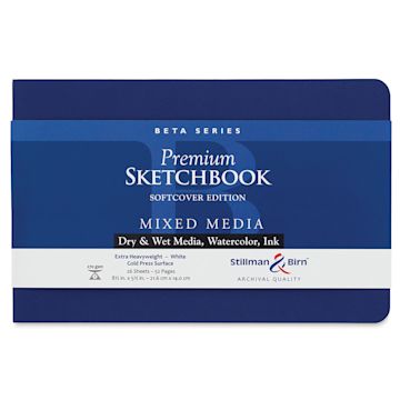 Open in modal - Stillman & Birn Beta Series Sketchbook - 5-1/2" x 8-1/2", Soft Cover, 26 Sheets