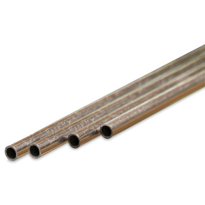 K&S Metal Tubing - Aluminum, Round, 3/32" Diameter, 12", Pkg of 4