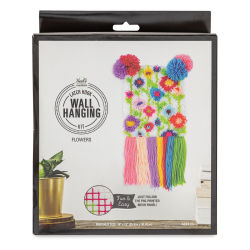 Needle Creations Latch Hook Wall Hanging Kit - Flowers (Front of packaging)