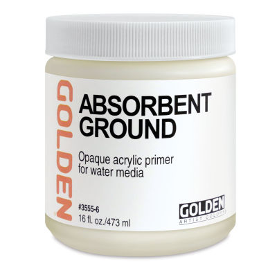 Golden Absorbent Ground - Front of 16 oz jar shown