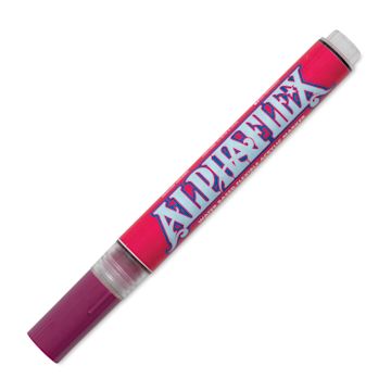 Open in modal - Alpha6 AlphaFlex Textile and Leather Paint Marker - Raspberry, 4 mm - cap on