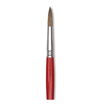 Open in modal - Escoda Bravo Light Ox Hair Brush - Round, Long Handle, Size 12 close up