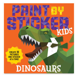 Paint By Sticker Kids: Dinosaurs (book cover)