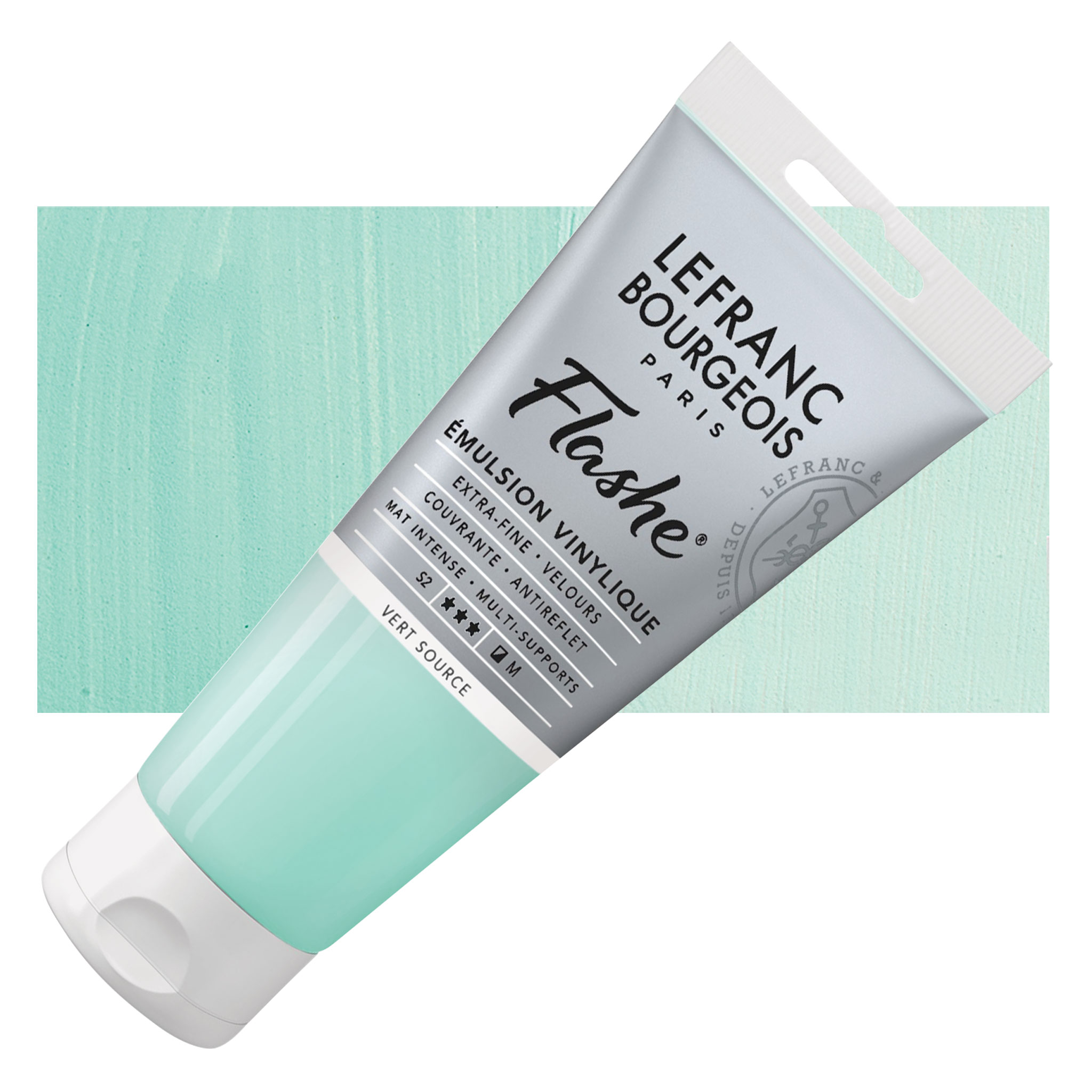 Lefranc & Bourgeois Flashe Matte Artist's Color, 125ml, Water Green 