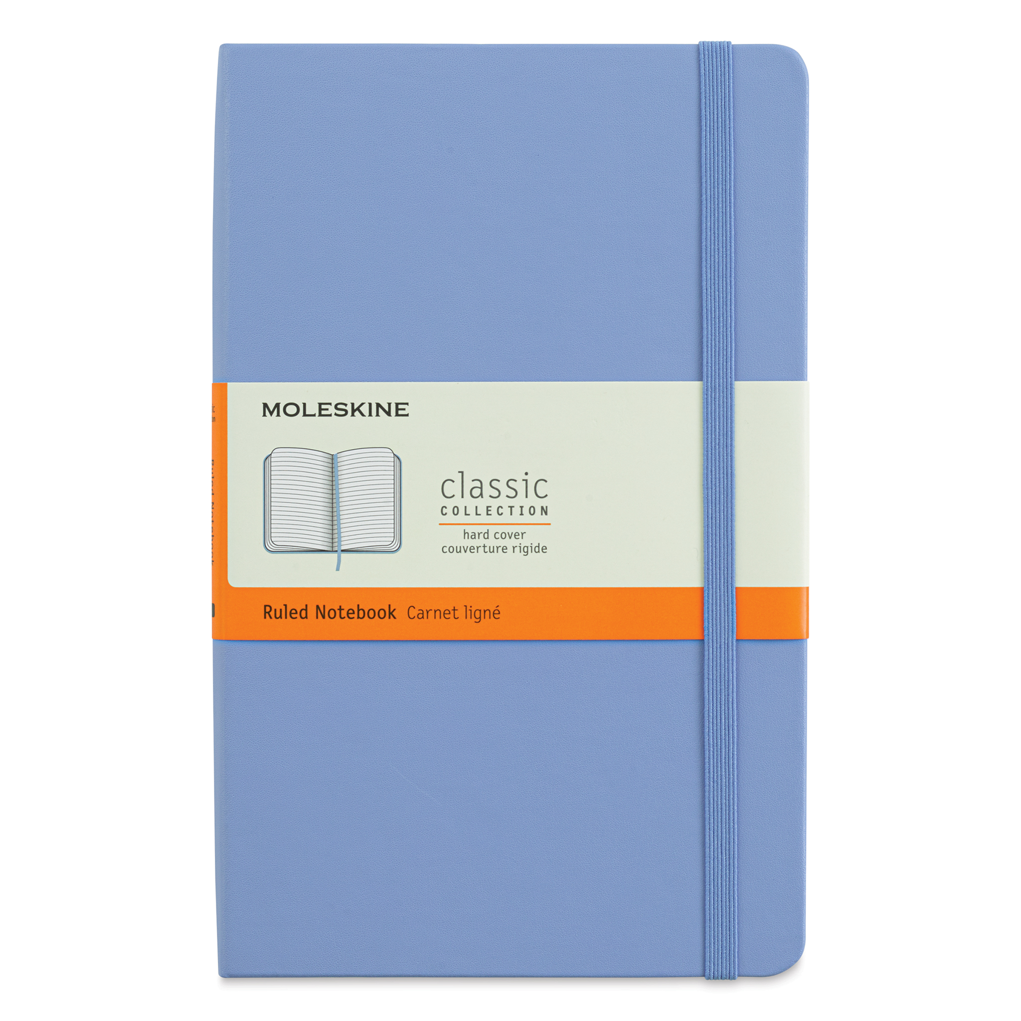 Moleskine Classic Hardcover Notebook - Hydrangea, Ruled, 8-1/4