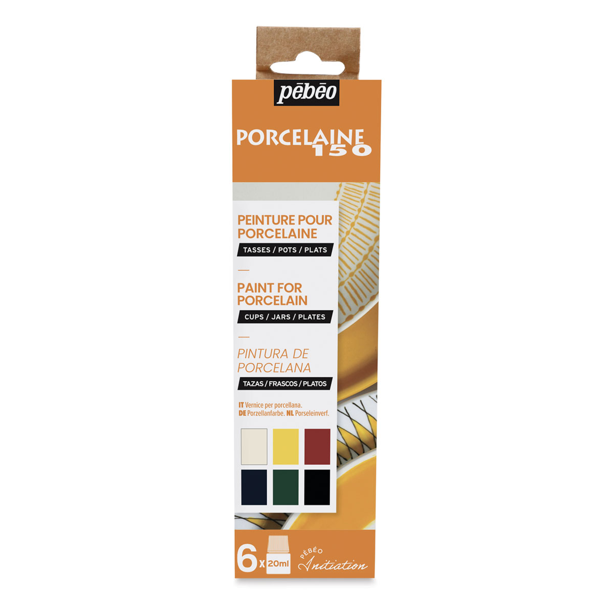 Porcelaine Paint Information and colour chart Page from Studio Arts