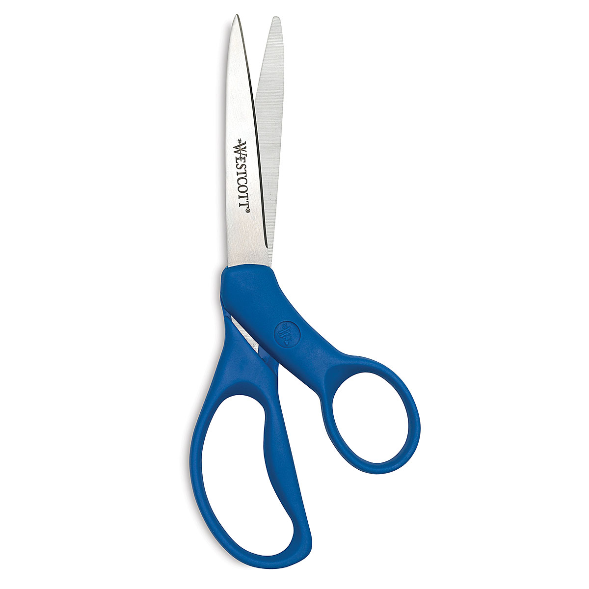 Westcott - Westcott 7 All Purpose Preferred Stainless Steel Scissors, Blue  (43217)