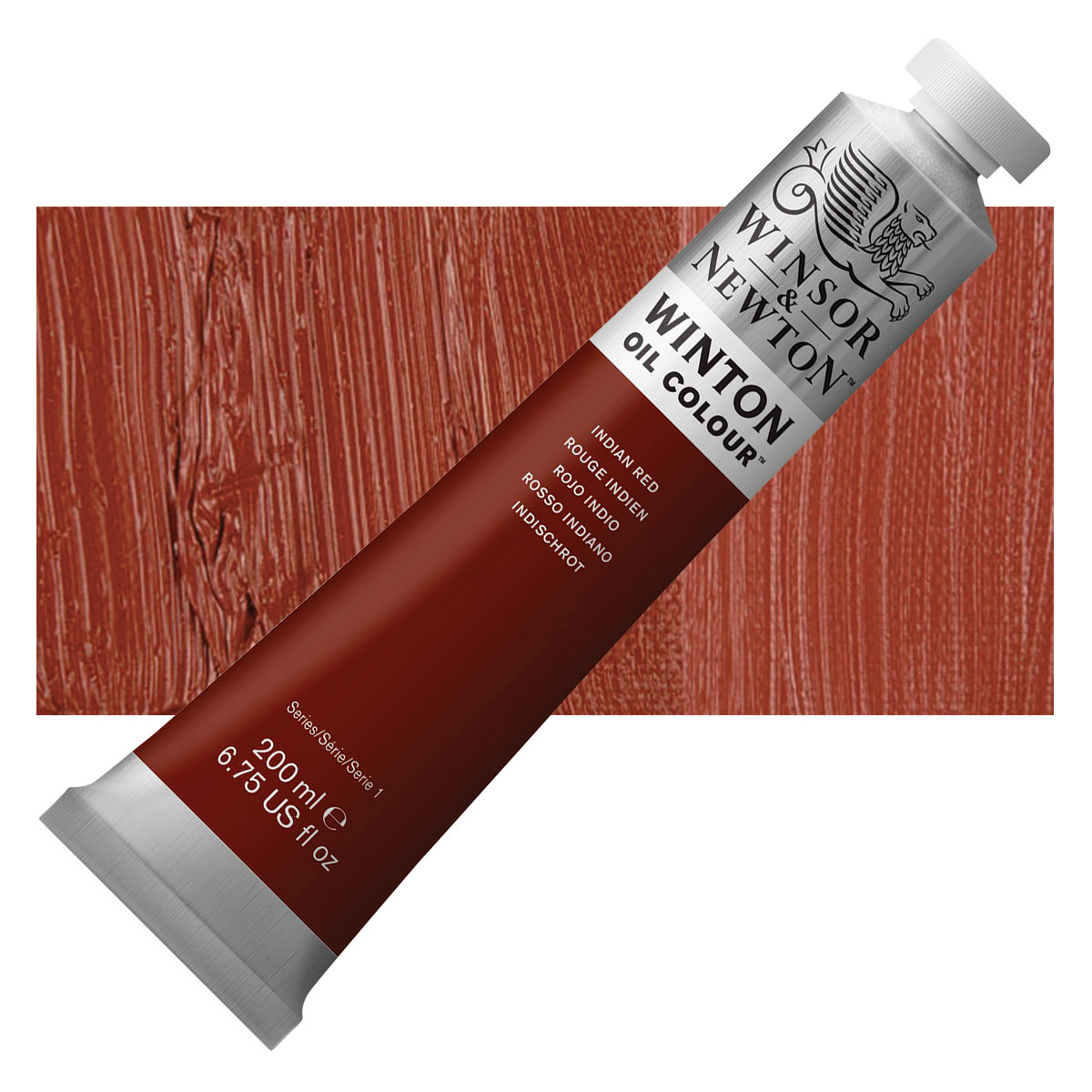 Winsor & Newton Winton Oil Color - Indian Red, 200 ml tube